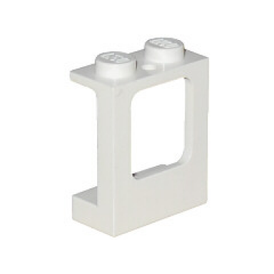 white window 1 x 2 x 2 plane