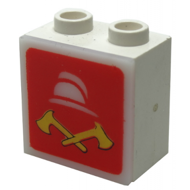 white electric light 1 1 8 x 2 x 1 2 3 cabinet with lamp holes sign back with milky white electric light 2 x 2 clip-on plate with fire logo pattern 2383 2384pb08