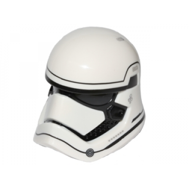 white large figure head modified sw first order stormtrooper pattern