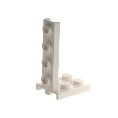 white bracket 2 x 2 - 1 x 4