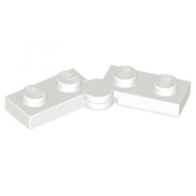 white hinge plate 1 x 4 swivel 2429 2430