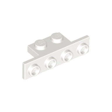 white bracket 1 x 2 - 1 x 4