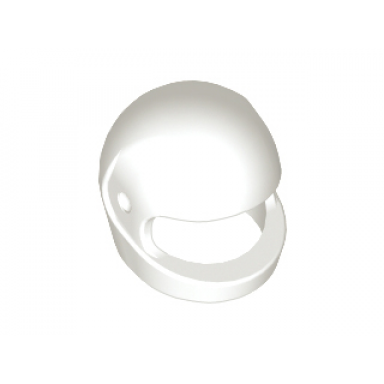 white minifigure headgear helmet motorcycle standard