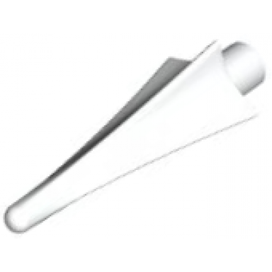 white minifigure weapon spear tip with fins