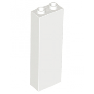 white brick 1 x 2 x 5