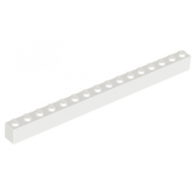 white brick 1 x 16