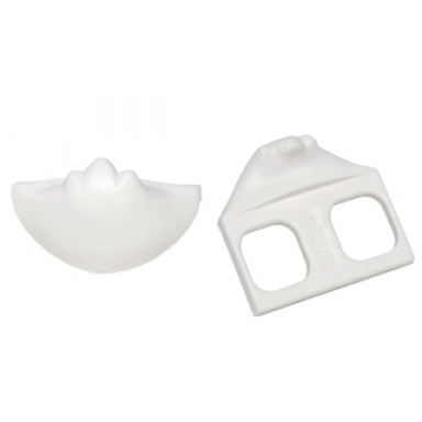 white minifigure costume tail duck