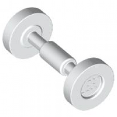 white wheel skateboard trolley