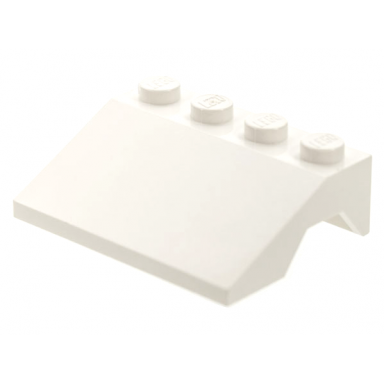 white vehicle mudguard 3 x 4 slope