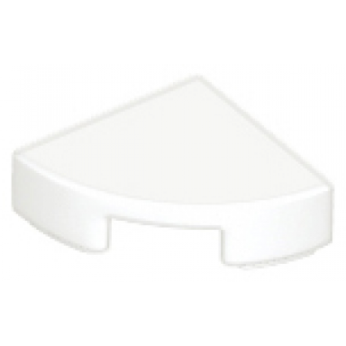 white tile round 1 x 1 quarter