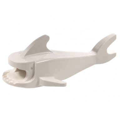 white shark body
