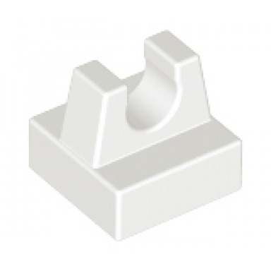 white tile modified 1 x 1 with clip