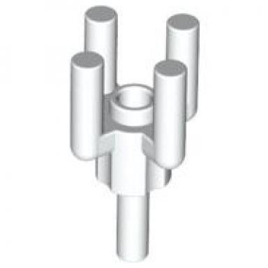 white bar 1.2l with top stud and 4 bar arms up palm tree top