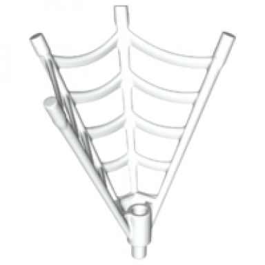 white minifigure weapon spider web half-cone shaped