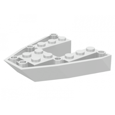 white boat bow brick 6 x 6 x 1