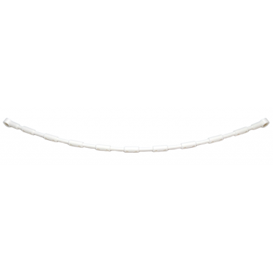 white hose flexible 21l with 2 connector ends and rope climbing grips