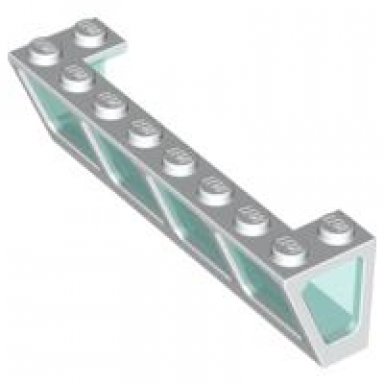 white window 2 x 8 x 2 boat with fixed trans-light blue glass