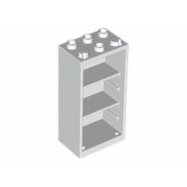 white container cupboard refrigerator 2 x 3 x 5