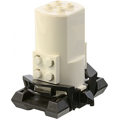 white monorail motor 9v with short couplings