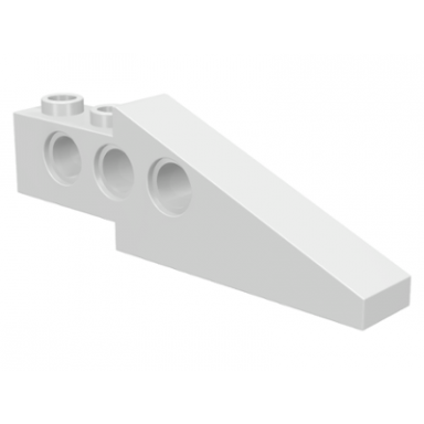 white technic slope 6 x 1 x 1 2 3