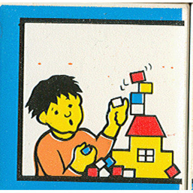 white duplo tile 2 x 2 x 1 with home mosaic picture 14 pattern
