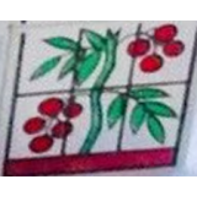 white duplo tile 2 x 2 x 1 with outdoors mosaic picture 18 pattern