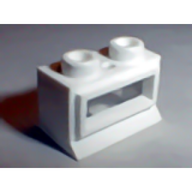 white window 1 x 2 x 1 with extended lip