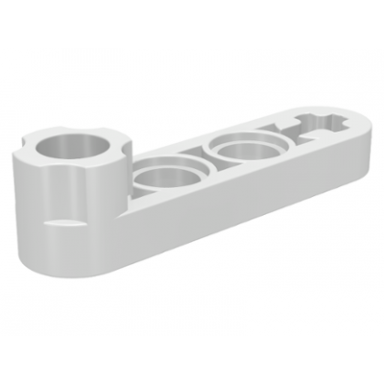 white technic liftarm modified stud connector thin 1 x 4