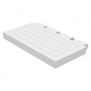 white hinge train gate 2 x 4
