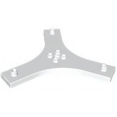 white duplo propeller rotor 3 blade large for ferris wheel and merry-go-round