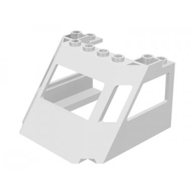 white train front sloping top