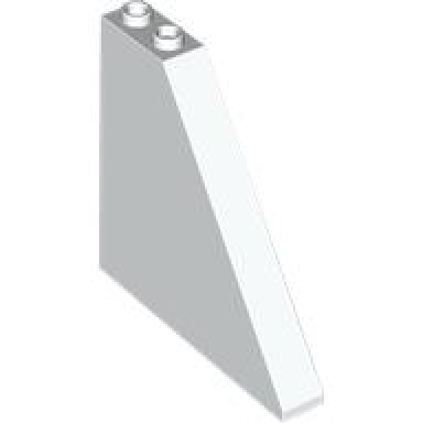 white slope 55 6 x 1 x 5 with bottom stud holders