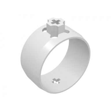 white cylinder 4 x 4 x 1 2 3 with axle holes