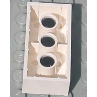 white magnet brick 2 x 4