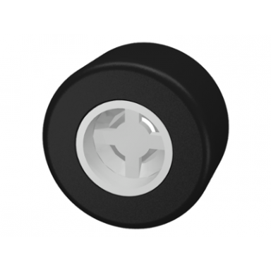 white wheel 8mm d x 9mm for slicks hole notched for wheels holder pin with black tire smooth small wide slick 30027b 30028