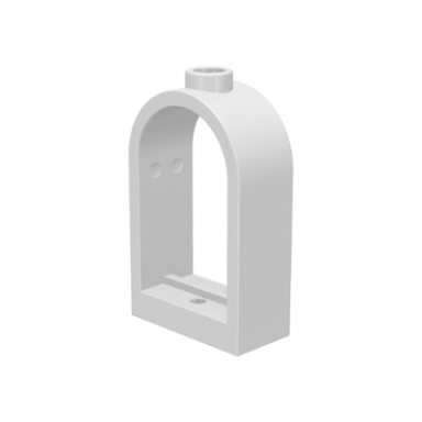 white window 1 x 2 x 2 2 3 with rounded top