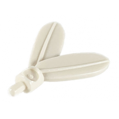 white minifigure plume feathers with small pin