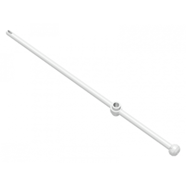 white bar 16l with open stud tow ball and slit windsurfer mast
