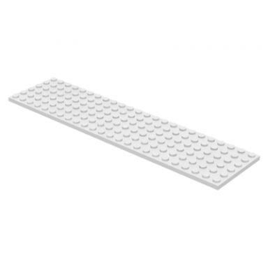 white plate 6 x 24