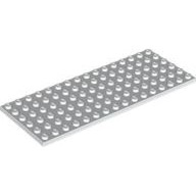 white plate 6 x 16