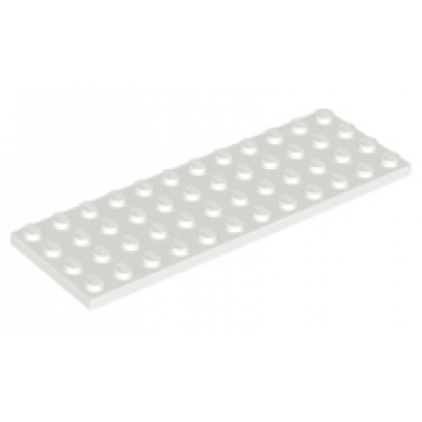 white plate 4 x 12