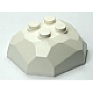 white rock 4 x 4 octagonal boulder top