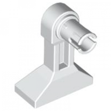 white leg mechanical droid with technic pin