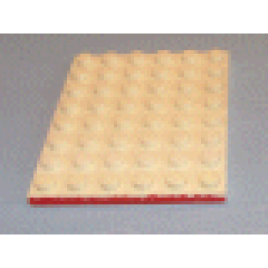 white plate 6 x 8 with red line on 1 short edge pattern