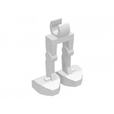 white legs mechanical battle droid