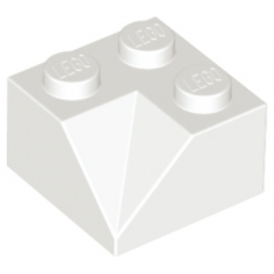 white slope 45 2 x 2 double concave