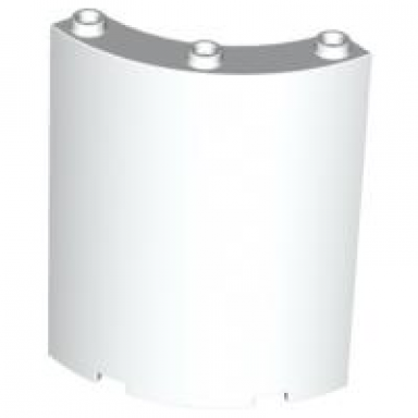 white cylinder quarter 4 x 4 x 6