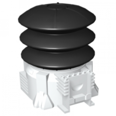 white pneumatic aero tube air pump 16 x 14 x 13