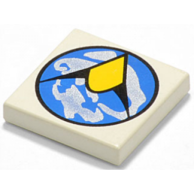 white tile 2 x 2 with exploriens logo pattern