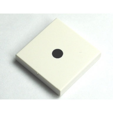 white tile 2 x 2 with 1 black dot pattern